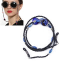 Vintage Sunglasses Antiskid Chain Wild Glasses Chain(Blue)