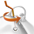 2pcs Tank Bathtub Toilet Blockage Rotary Removal Cleaning Tool Kit