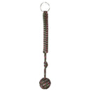 Outdoor Security Protection Black Monkey Fist Steel Ball Bearing Self Defense Lanyard Survival Key Chain(Camouflage Green1)
