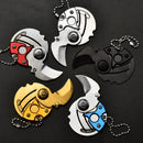 Portable Mini Folding Blade Knife Pocket Small Outdoor Military Survival Knifes Keychain Multitool Self Defense(Gold)