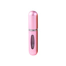 Portable Mini Aluminum Refillable Perfume Bottle Spray Empty Cosmetic Containers Atomizer, Capacity:5ml(Pink)