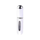 Portable Mini Aluminum Refillable Perfume Bottle Spray Empty Cosmetic Containers Atomizer, Capacity:5ml(Bright Silver)