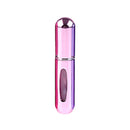 Portable Mini Aluminum Refillable Perfume Bottle Spray Empty Cosmetic Containers Atomizer, Capacity:5ml(Bright Pink)
