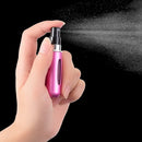 Portable Mini Aluminum Refillable Perfume Bottle Spray Empty Cosmetic Containers Atomizer, Capacity:5ml(Bright Pink)
