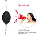 Self Defense Keychain Personal Alarm Emergency Siren Song Survival Whistle Device(Pink)