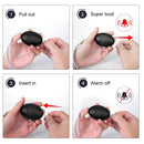 Self Defense Keychain Personal Alarm Emergency Siren Song Survival Whistle Device(Pink)