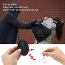 Self Defense Keychain Personal Alarm Emergency Siren Song Survival Whistle Device(Pink)