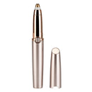 Push Button Electric Eyebrow Trimmer Automatic Hair Removal Device(Rose Gold)