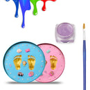 Baby Hand And Foot Ink Newborn Hand Model Handprint Mud(light pink)