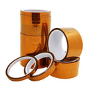 High Temperature Heat Resistant Tape Thermal Insulation Tape Polyimide Adhesive Insulating Adhesive 3D Printing Board Protection Tape(5mm)