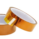 High Temperature Heat Resistant Tape Thermal Insulation Tape Polyimide Adhesive Insulating Adhesive 3D Printing Board Protection Tape(12mm)