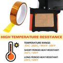 High Temperature Heat Resistant Tape Thermal Insulation Tape Polyimide Adhesive Insulating Adhesive 3D Printing Board Protection Tape(30mm)