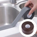 Durable PVC Material Waterproof Mold Proof Adhesive Tape Kitchen Bathroom Wall Sealing Tape, Width:3.8cm x 3.2m(Brown)