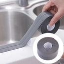 Durable PVC Material Waterproof Mold Proof Adhesive Tape Kitchen Bathroom Wall Sealing Tape, Width:2.2cm x 3.2m(Grey)