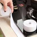 Durable PVC Material Waterproof Mold Proof Adhesive Tape Kitchen Bathroom Wall Sealing Tape, Width:2.2cm x 3.2m(Grey)