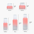 10 PCS Cream Bottle Lotion Bottle Toner Bottle Cosmetic Glass Bottle, Specification:120ml Toner Bottle