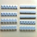 9 In 1 Adhesive Wall Mount Jewelry Hooks(Blue)