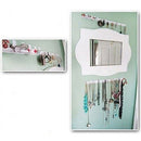 9 In 1 Adhesive Wall Mount Jewelry Hooks(White)