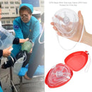 CPR Resuscitator Rescue Emergency First Aid Breathing Mask Mouth Breath One-way Valve Tools