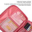 2 PCS Waterproof Make Up Bag Travel Organizer for Toiletries Kit(gray)