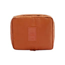 2 PCS Waterproof Make Up Bag Travel Organizer for Toiletries Kit(Orange)