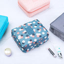 2 PCS Waterproof Make Up Bag Travel Organizer for Toiletries Kit(Pink cherry)