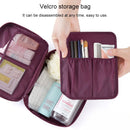 2 PCS Waterproof Make Up Bag Travel Organizer for Toiletries Kit(Pink dot)