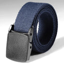 3Pcs Waist Adjustable Outdoor Belt Military Nylon Belt Men Army Style Belt(Coffee)