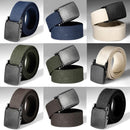 3Pcs Waist Adjustable Outdoor Belt Military Nylon Belt Men Army Style Belt(Coffee)