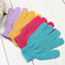 5 PCS Shower Bath Gloves Exfoliating Spa Massage Scrub Body Glove(Orange)