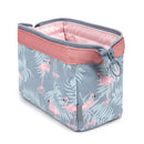 Cosmetic Bag Women Necessaire Make Up Bag Travel Waterproof Portable Makeup Bag Toiletry Kits(Grey egret)