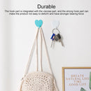 10 PCS Love Heart Hook Stainless Steel Heart Shaped Room Decoration Hook(White)