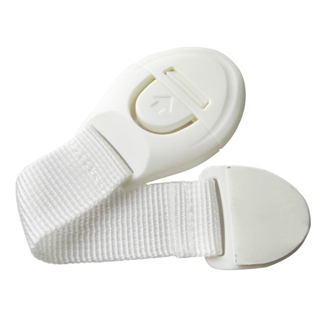 10 PCS/Lot Child Lock Protection Of Children Locking Doors For Children Safety Kids Plastic Lock(White)