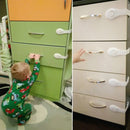 10 PCS/Lot Child Lock Protection Of Children Locking Doors For Children Safety Kids Plastic Lock(White)