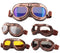 Protective Glasses Dustproof Anti-wind / Sand Riding Motorcycle Goggles Industrial Goggles(Brown Lens)