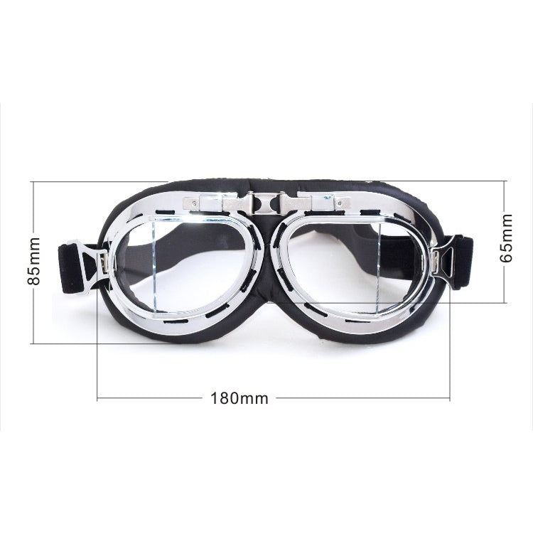Protective Glasses Dustproof Anti-wind / Sand Riding Motorcycle Goggles Industrial Goggles(Brown Lens)