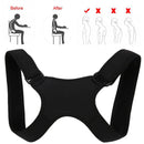 Adjustable Adult Spine Posture Corrector Protection Back Shoulder Posture Correction Belt Band Humpback Back Pain Relief Corrector Belt(Black)