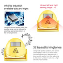 Wireless Intelligent Doorbell Infrared Motion Sensor Voice Prompter Warning Door Bell Alarm(Blue)