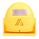 Wireless Intelligent Doorbell Infrared Motion Sensor Voice Prompter Warning Door Bell Alarm(Yellow)