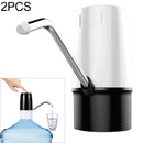 2 PCS 304 Stainless Steel Hard Pipe USB Rechargeable Electric Water Pump Dispenser Silicone Drinking Water Bottles