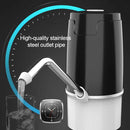 2 PCS 304 Stainless Steel Hard Pipe USB Rechargeable Electric Water Pump Dispenser Silicone Drinking Water Bottles