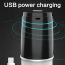 2 PCS 304 Stainless Steel Hard Pipe USB Rechargeable Electric Water Pump Dispenser Silicone Drinking Water Bottles