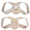 Adjustable Upper Back Shoulder Support Posture Corrector Adult Corset Spine Brace Back Belt, Size:S(Black)