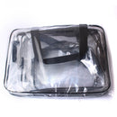 Transparent PVC Bags Travel Organizer Clear Makeup Bag Pouch Wash Bags(L)