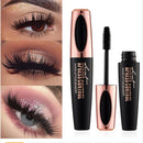4D Silk Fiber Lash Mascara Waterproof Rimel 3d Mascara for Eyelash Extension Black Thick Lengthening Eye Lashes(Black)