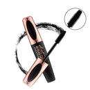 4D Silk Fiber Lash Mascara Waterproof Rimel 3d Mascara for Eyelash Extension Black Thick Lengthening Eye Lashes(Black)