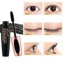 4D Silk Fiber Lash Mascara Waterproof Rimel 3d Mascara for Eyelash Extension Black Thick Lengthening Eye Lashes(Black)
