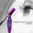 3 PCSBlack Mascara Express Make Up Eyes Curling Waterproof Rocket Mascara(Black Mascara Dark Blue Bottle)