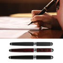 X750 Stationery Stainless Steel Fountain Pen Medium Nib Ink Pens School Oiifice Gift, Nib Size:1.1mm(Silver)