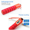 Jump Ropes with Counter Sports Fitness Adjustable Fast Speed Counting Jump Skip Rope Skipping Wire(Blue)